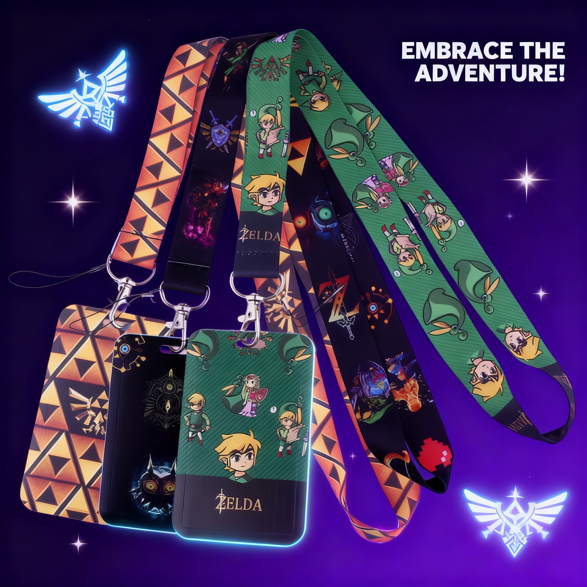 Cartoon Game Lanyards for Key  - مراجعة Lanyard Badge Holder وسعره