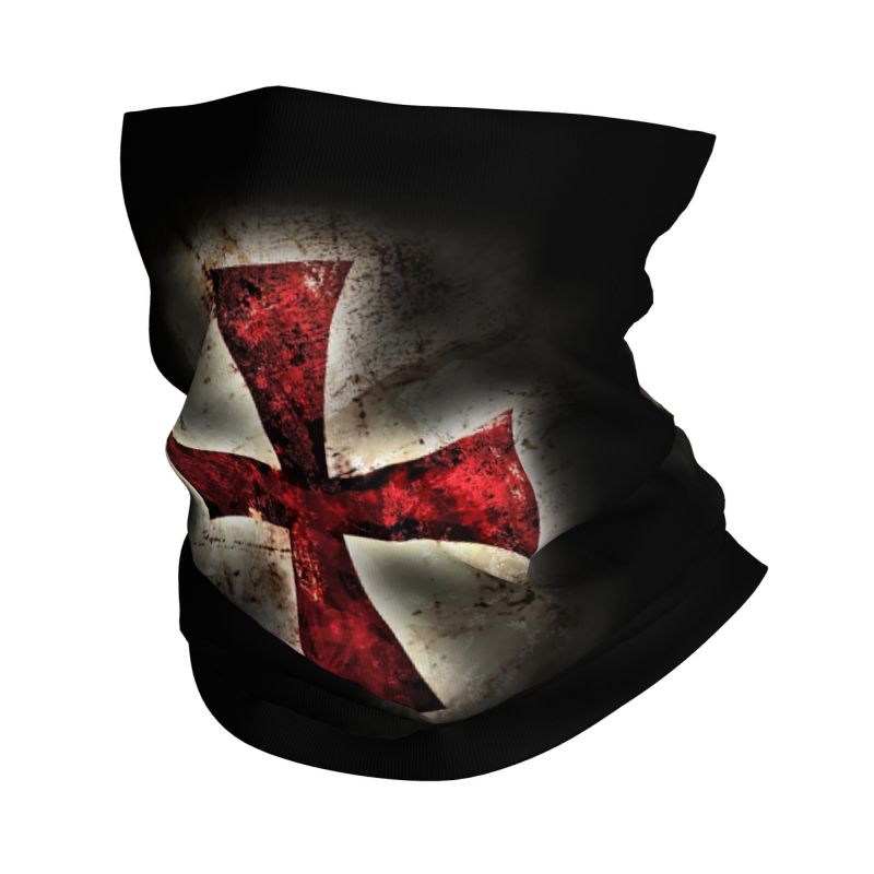 Custom Knights Templar Flag Ba - مراجعة Neck Warmer Tube وسعره